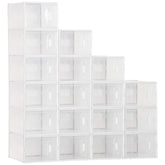 18PCS Clear Shoe Box