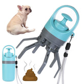 Portable Lightweight Dog Pooper Scooper With Built-in Poop Bag Dispenser