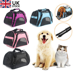 Large Pet Carrier Bag AVC Portable Soft Cat Puppy Travel Bag