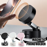 Foldable Magnetic Vacuum Car Phone Holder