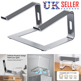 Laptop Tablet Stand Metal Portable Riser Bracket Hold Desk Table Mount