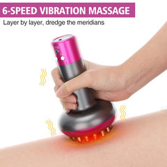 Electric Machine Body Massage Brush Guasha Physiotherapy Apparatus